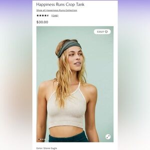 Free People Happiness Runs Crop Tank